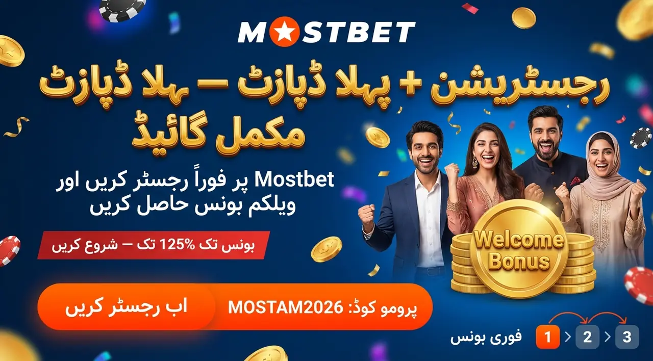 Mostbet Bonus Pakistan: Promo Codes, Welcome Offer and How to Claim